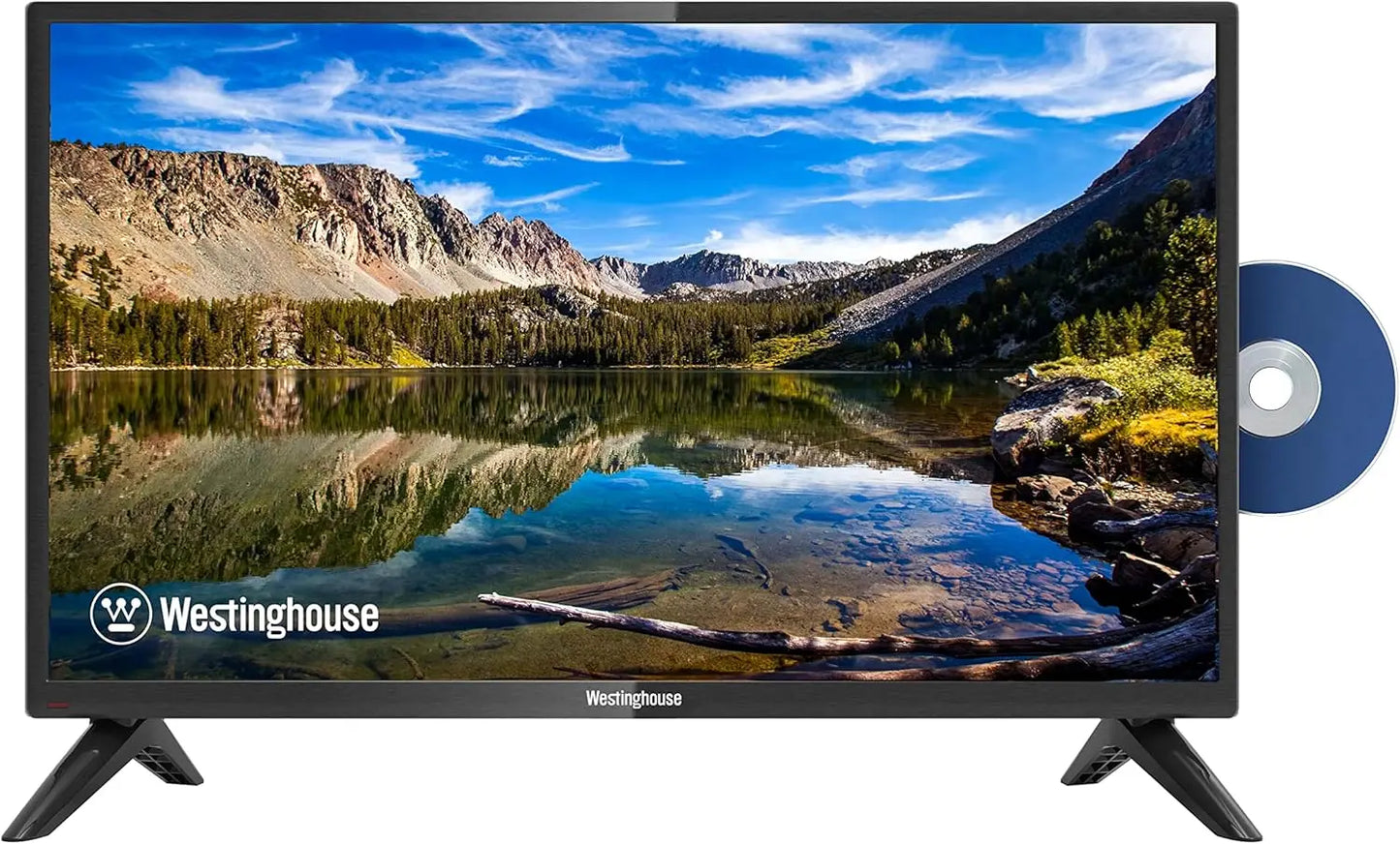 24" HD Small TV with Built-in DVD