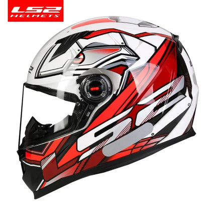 LS2 Clown full face motorcycle helmet ls2 FF358 motocross racing man woman casco moto casque ECE Approved