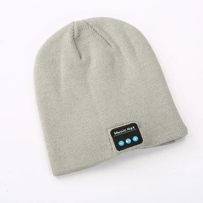 Hands-free Beanie Rechargeable Bluetooth Led Hat Headset Bright Wireless Music Headphone Player Winter Warm Cap Night Jogging