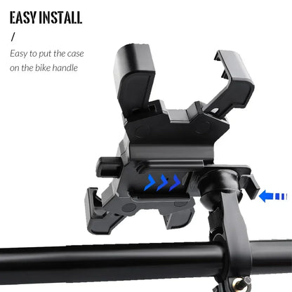 Bike Phone Holder Bicycle Mobile Cellphone Holder Easy Open Motorcycle Support Mount For iPhone Samsung Xiaomi Stand