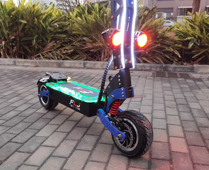 E8P 6000W Dual Motor 60V 35AH Electric Scooter 11 inch Off-Road Tyres with Seat Max Speed 85-90km/hLCD Display Foldable Escooter