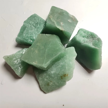 Natural Gerrn Aventurine Crystal Quartz Healing Stone Gem Stone Home Decoration Stone DIY Handmade Crafts Jewelry