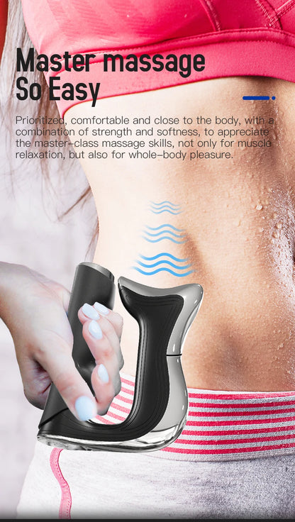 Fascia Massager Body Scraping Microcurrent Vibration Muscle Stimulator Relief Relaxation Slimming Shaping Guasha Massage Knife