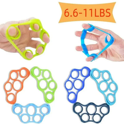 1Pcs 5 Pinch Carpal Expanders Exerciser Wrist Stretcher Finger Gripper Expander Strength Trainer Exercise Silicone Hand