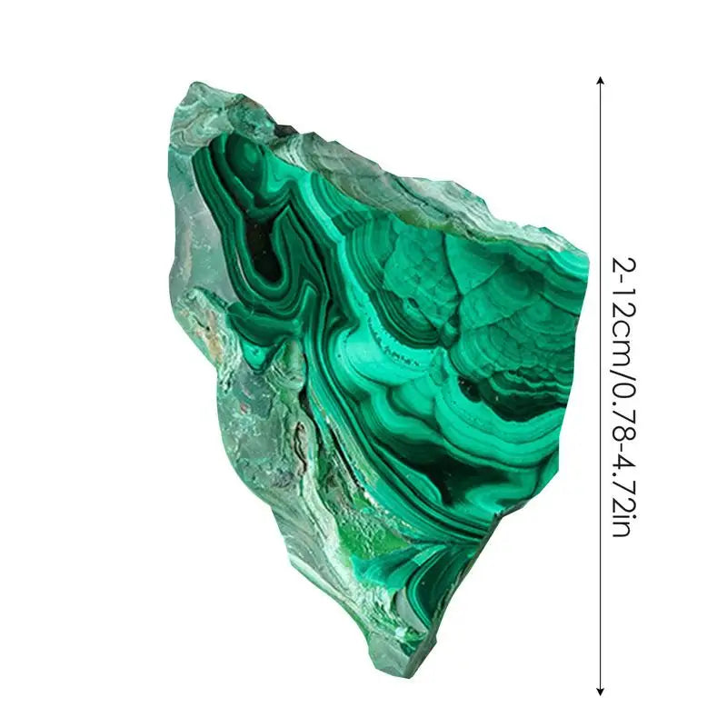 New Malachite Crystals Natural Crystal Malachite Slice For Home Decoration Polished Slab Rock Healing Crystals Malachite Stones