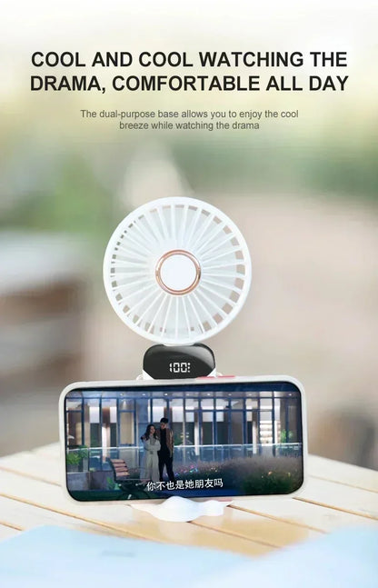 Electric Fan Portable Air Conditioner Mini Cooler Rechargeable Neck Fans for Home Free Shipping Hand Usb Conditioning Blades