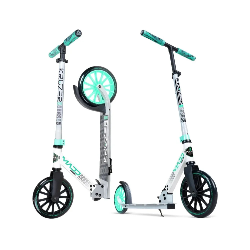 New Madd Gear Kruzer 200mm Commuter Scooter - Easy Folding - Height Adjustable for Teens & Adults 2024