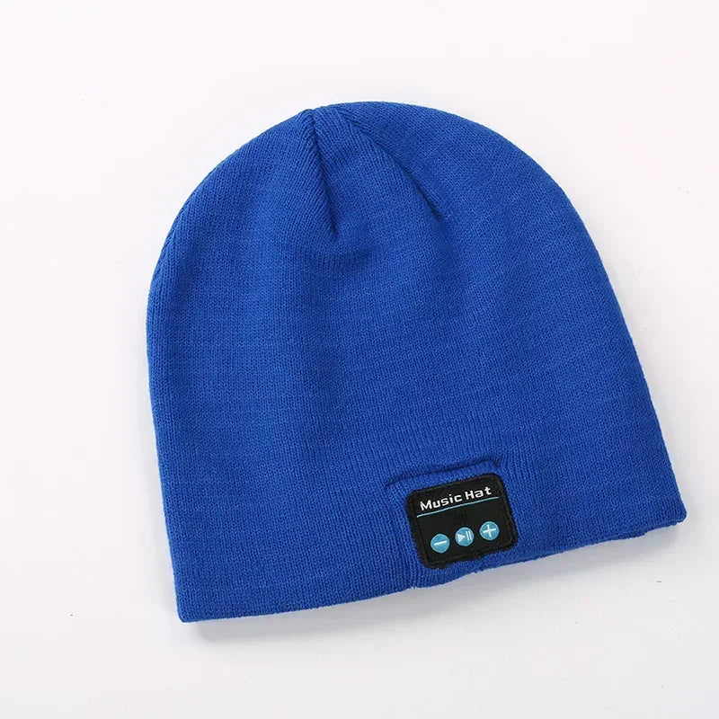 Hands-free Beanie Rechargeable Bluetooth Led Hat Headset Bright Wireless Music Headphone Player Winter Warm Cap Night Jogging