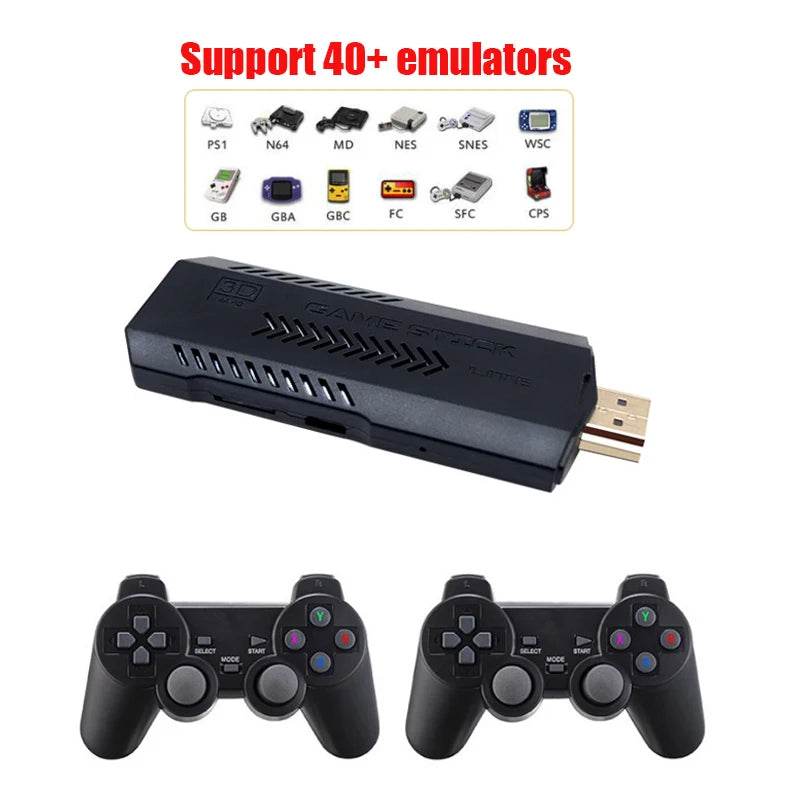 X2 Plus 256G 50000 Game GD10 Pro 4K Game Player 3D HD Retro Video Game Console Wireless Controller TV 50 Emulator For Kids Gifts - MarvelouStoree