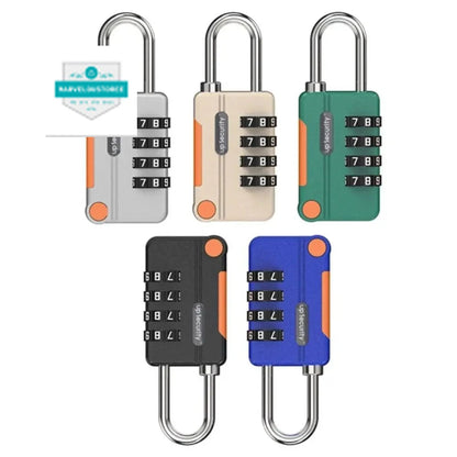 New Concept Color 4 Digit Combination Lock Anti-theft Safely Code Lock Travel Luggage Suitcase Lockers Zinc Alloy Padlock