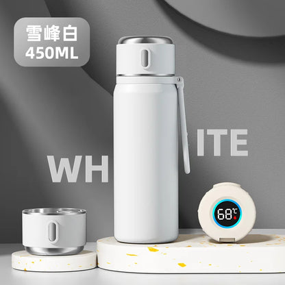 Smart 316 Stainless Steel Thermos Cup Temperature Display Vacuum Flasks Home Outdoor Portable Water Cup Thermos Bottle