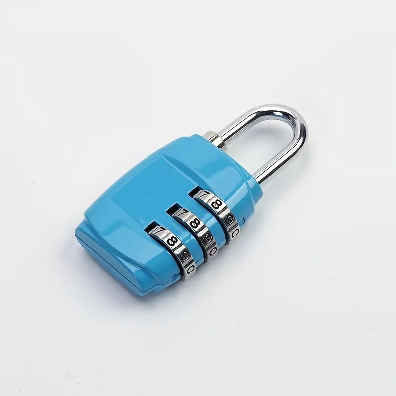 Mini Combination Locks 3 Digit Portable Travel Padlock Locker Code Lock Gym Backpack Padlock Safe