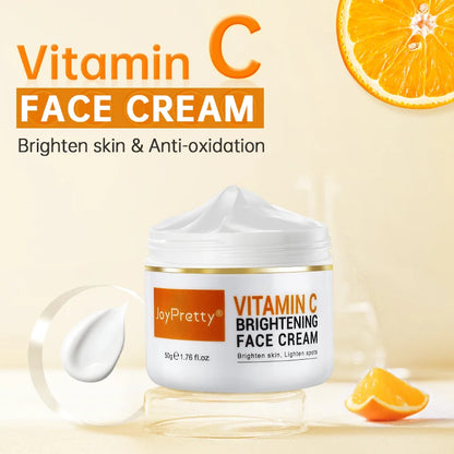 Vitamin C for Face Cream Pigments Dark Spots Removal Whitening Facial Cream Lightening Skin Care Products Beauty Health