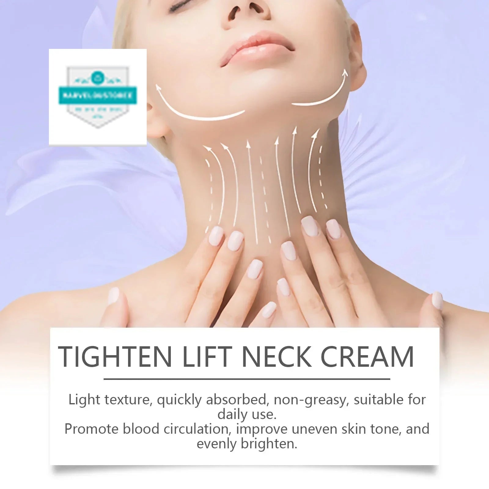 Tighten Lift Neck Cream Lightens Fine Lines Brightens Firms Nourishes Neck Cream Lightening Smoothing Moisturizer Neck Cream