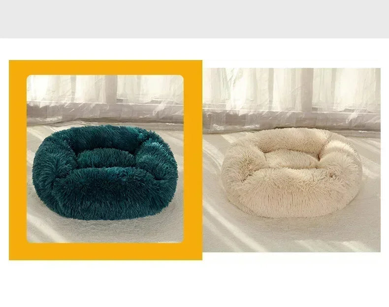 Long Plush Dog Bed Warm Plush Cat House Big Size Square Soft Dog Beds For Large Dogs Puppy Bed House Nest Cushion Pet Product