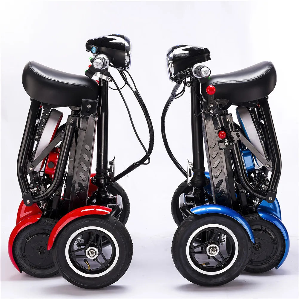 Elder People Cheapest Lithium Battery mini foldable  luggage electric scooter with seat for adults