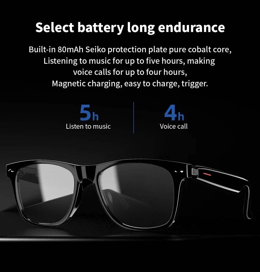 Modern Black technology E13 Bluetooth Smart Glasses Wireless Bluetooth Headset Anti Blue Light Sunglasses Man Woman Sunglasses - MarvelouStoree