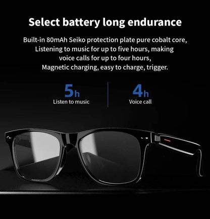 Modern Black technology E13 Bluetooth Smart Glasses Wireless Bluetooth Headset Anti Blue Light Sunglasses Man Woman Sunglasses - MarvelouStoree