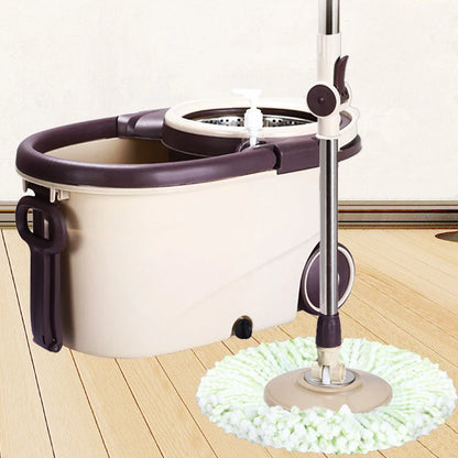 Hand-washable Dual-drive Mops Household Suspension Bucket Mop Self-twisting Water Round Head Rotary Set for Wash Floor