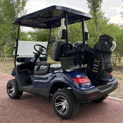 Street Legal 4000W 48V Electric Golf Cart Convertible Sightseeing Golf Cart 2 Seater Lithium Battery Sports Buggy Golf Cart