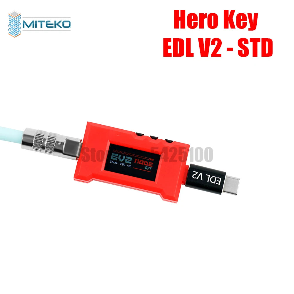 Hero Key EDL Cable & Hydra EDL USB Harmony Connections of Models Support for Phone Open Port 9008 Mode Universal 10 Mode Cable