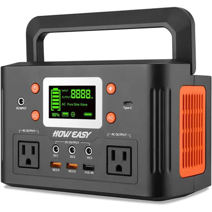 260W Portable Power Station.178Wh Solar Generator(Solar Panel Not Included) with 2 110V/260W AC Power Socket Backup