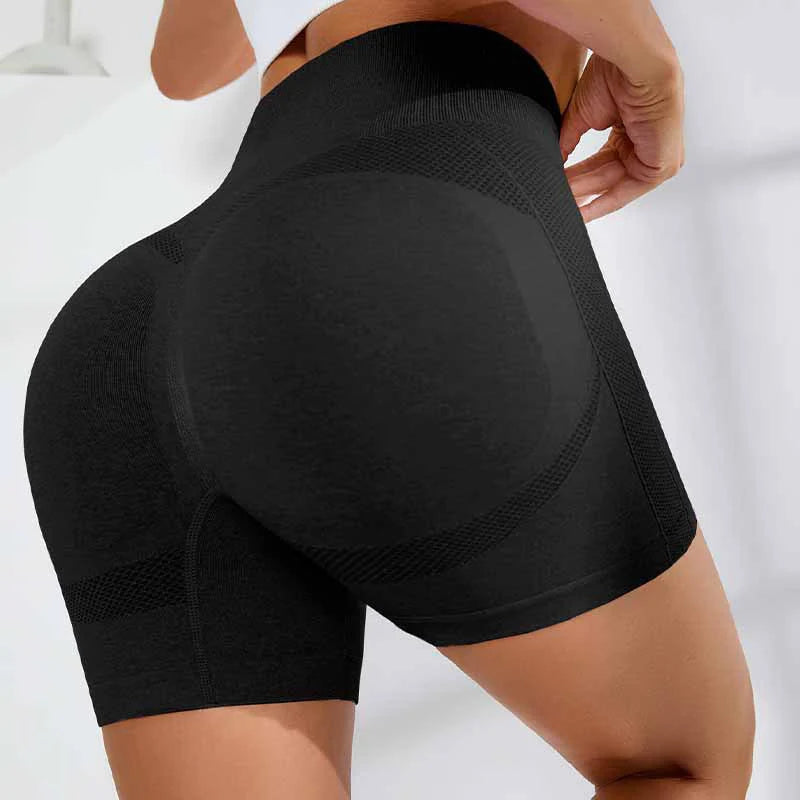 Women's Shorts High Waist Gym Shorts Women Sport Shorts Leopard Print Workout Vital Fitness Yoga Shorts Scrunch Butt Leggings