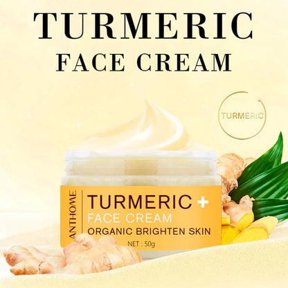 3pcs/set Turmeric Face Care Sets Facial Acne Cleansing Cream Anti-Aging Serum Remover Dark Spots Whitening Facial Oils Skin Care