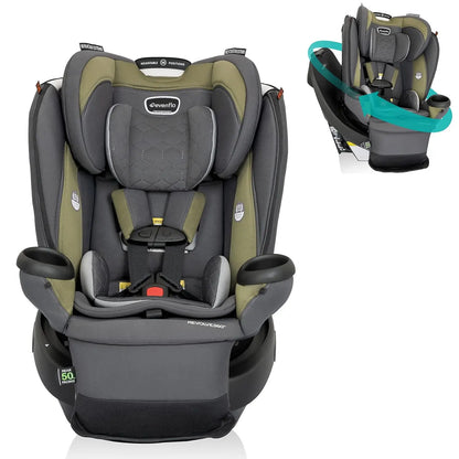 Revolve360 Extend Rotational All in 1 Convertible Car Seat, Rear Facing up to 50 Pounds with 360 Degree Rotation