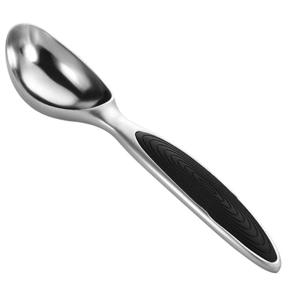 Ice Cream Scoop Zinc Alloy Ice Cream Scoop Stonego Spoon with Non-Slip Handle for Cookie Dough Gelato Sorbet Sundaes