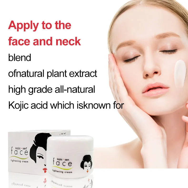 2pcs Kojic Concentre Kojic Acid Cream Strong Brightening Fade Stubborn Dark Spots Radiant Even Complexion Face Serum