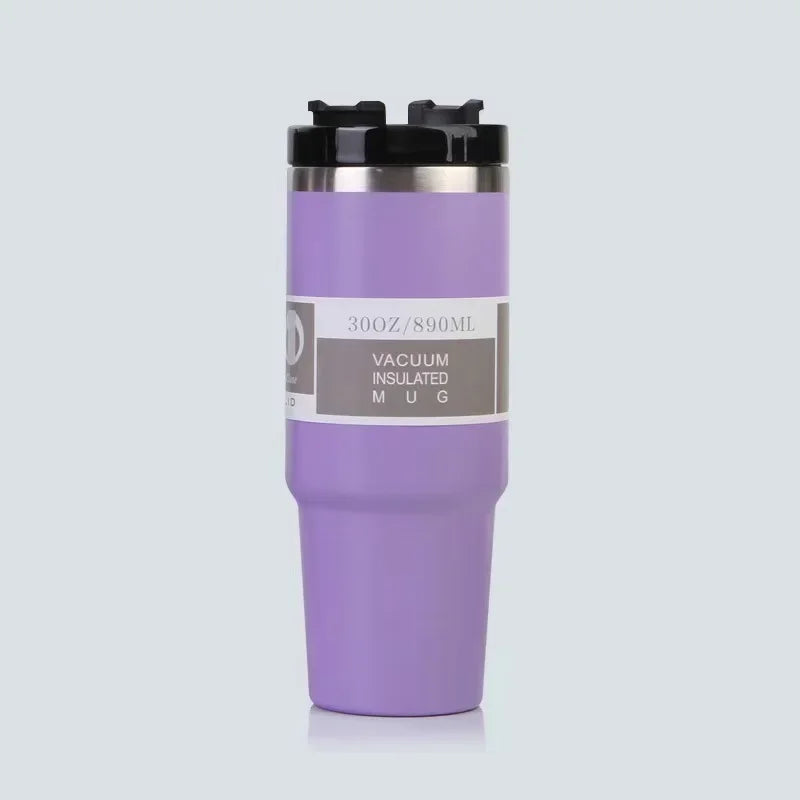 30oz Portable Ice Bullion Cup 304 stainless steel insulated cold coffee cup Portable car cup wholesale