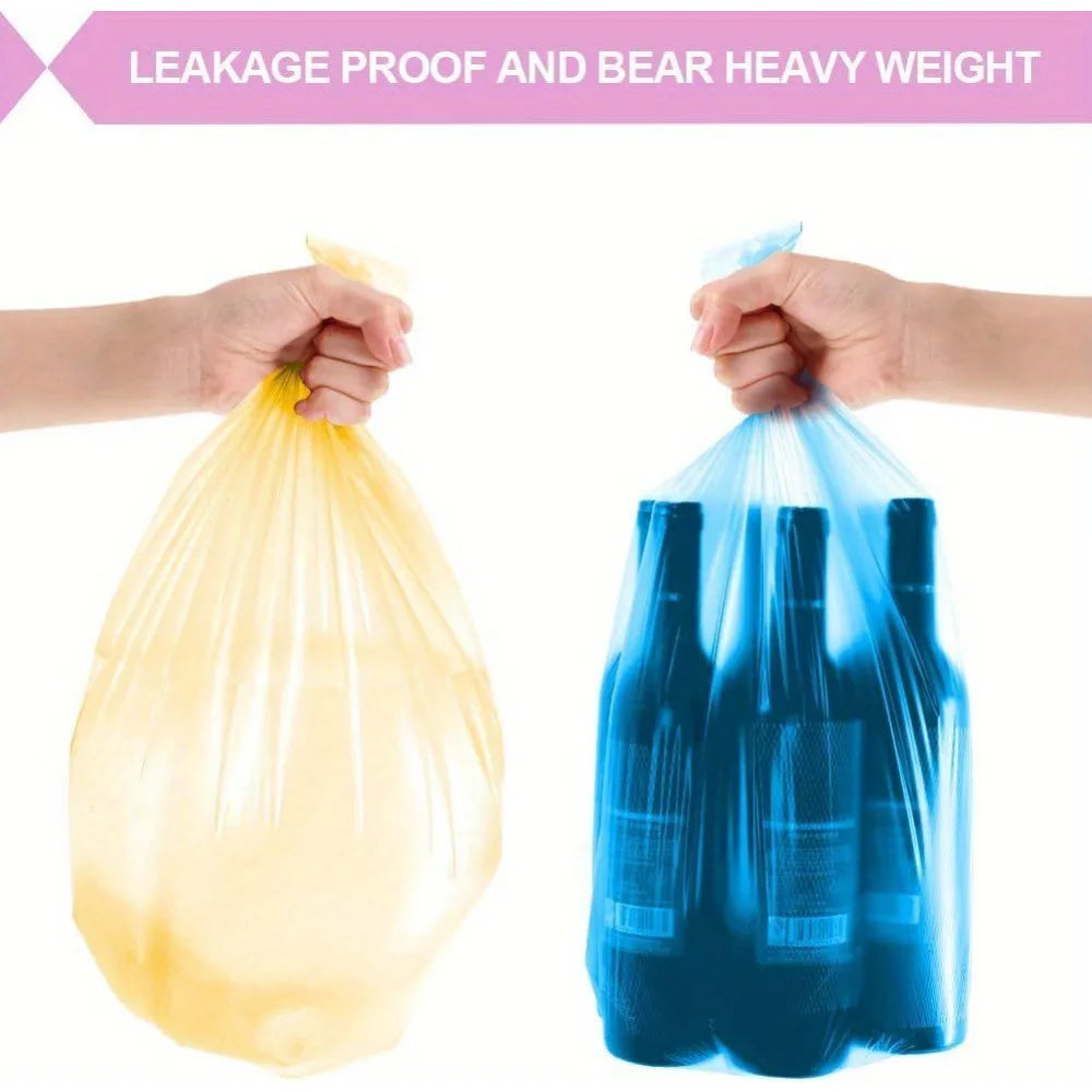 Thick and Durable Polyester Garbage Bag, Affordable and Portable for Home and Dormitory Use，45x50cm，100counts/roll