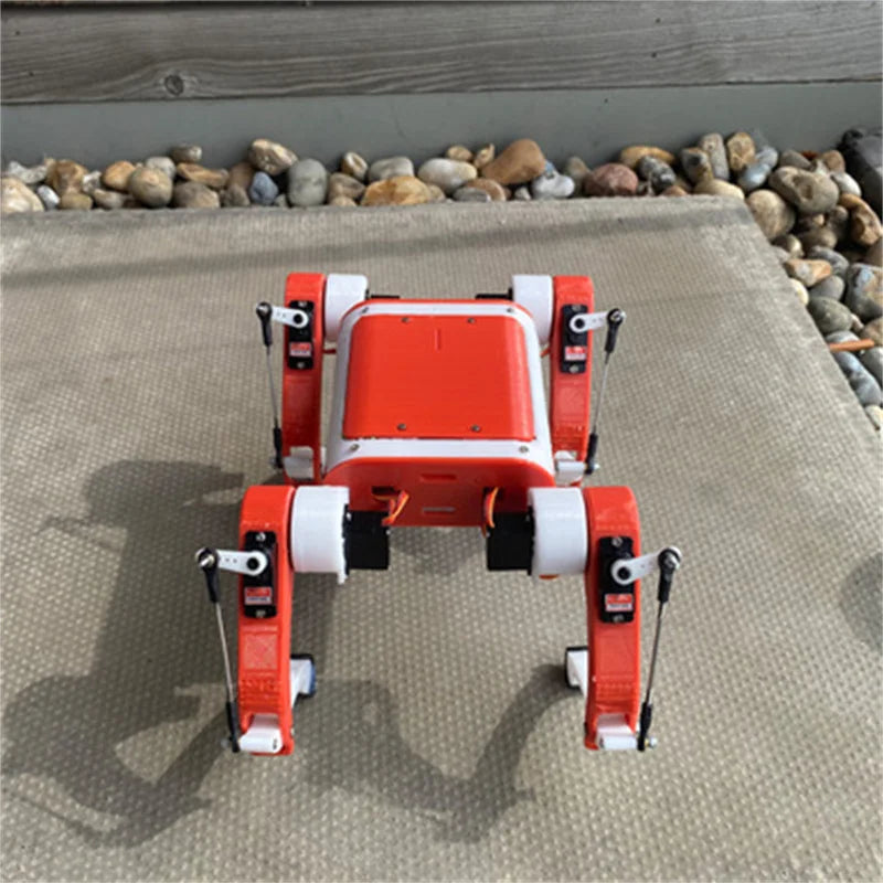 Quadruped robot dog open source project open source mechanical structure robot WiFi RC Control Mechanical Dog DIY Stem project