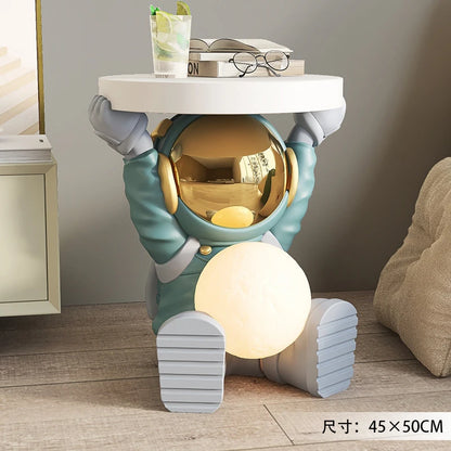 Astronaut Floor-standing Coffee Table, Home Accessories, Bedside Table, Smart Furniture, Light-emitting, Bluetooth Speaker