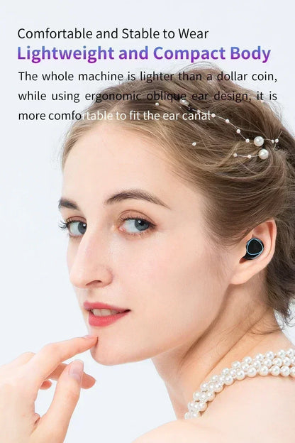 M10 Wireless Headphone Bluetooth Earphones Waterproof Earpieces Sport Earbuds For Huawei Iphone OPPO Xiaomi TWS Music Headset