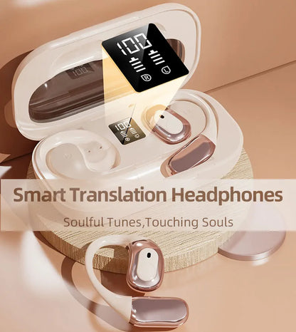 Translator Earbuds Intelligent Device Online 142 Languages Real Time AI Smart Voice  Chatgpt Translation For Travel Korea