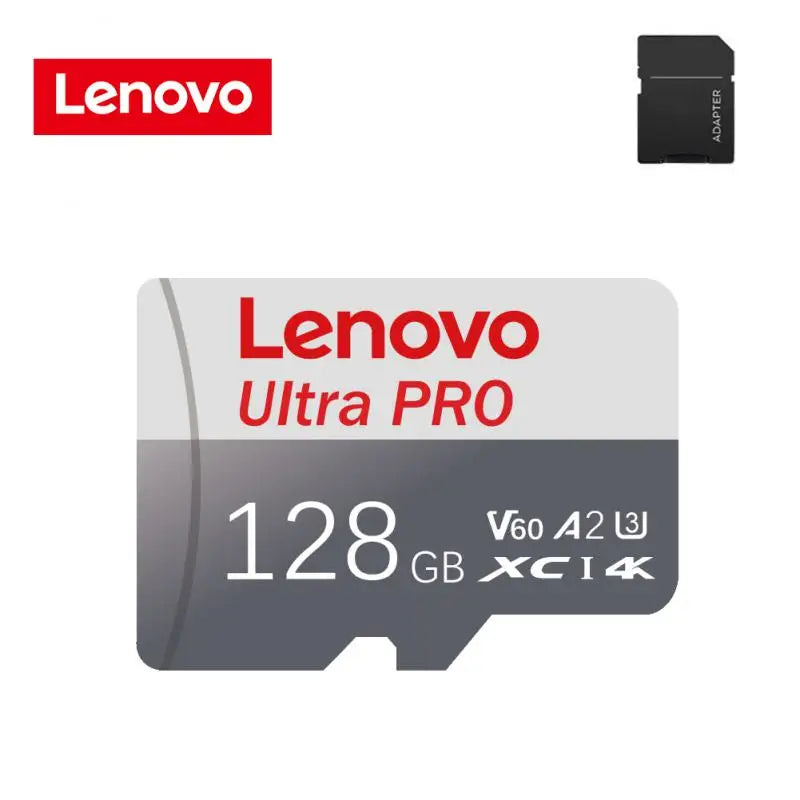 Lenovo 2TB 1TB Micro TF/SD Card Class 10 V60 A2 SD Card 256GB Memory Card 128GB 512GB TF Card For Phone/Camera/tablet/Drone