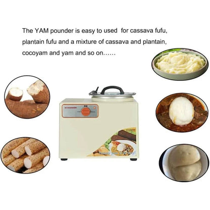 home.Yam Pounding Machine, To Boil Yam and To Pound the Yam,Cassava FuFu, Plantain FuFu and a Mixture of Cassava Effortlessly, - MarvelouStoree