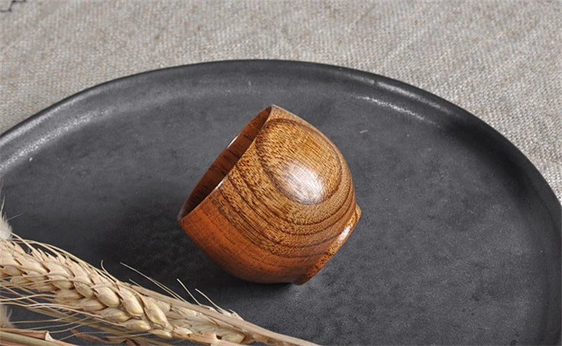 Wooden Big Belly Cups Handmade Natural Spruce Wood Cups Beer Tea Coffee Milk Water Cup Kitchen Bar Drinkware for Kitchen