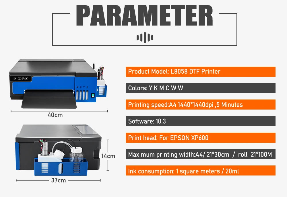 A3 XP600 DTF Printer Direct to Film Transfer Printing Machine impresora dtf a3 with Roll Feeder T shirt Printer For all Textile