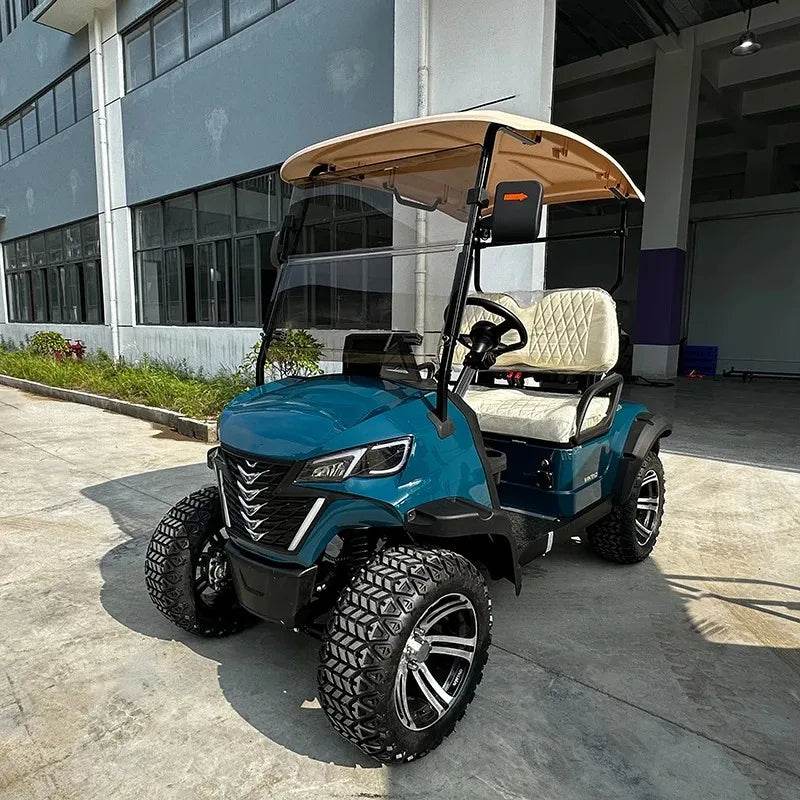 Brand New 6 Person Electric 4 Wheel Club Car Golf Cart For Sale 4 Seaters Golf Car Available with 14 inch off-road Al wheel - MarvelouStoree