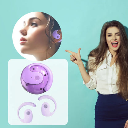 Simultaneous Interpretation Earphone Supports 114 Languages Wireless Open-Ear Headphones Bluetooth-Compatible 5.0 for Travelers