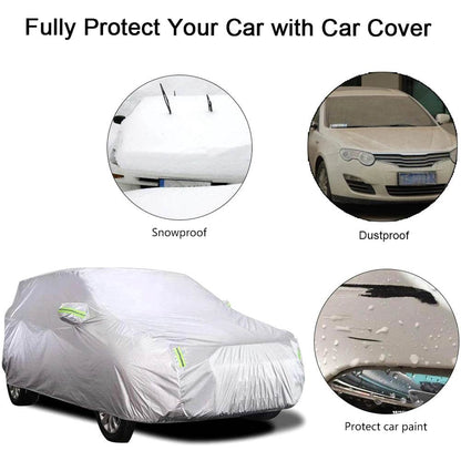 S-XXL Car Cover Sedan Full Covers with Reflective Strip Sunscreen Protection Dustproof&Waterproof UV Scratch-Resistant Universal - MarvelouStoree