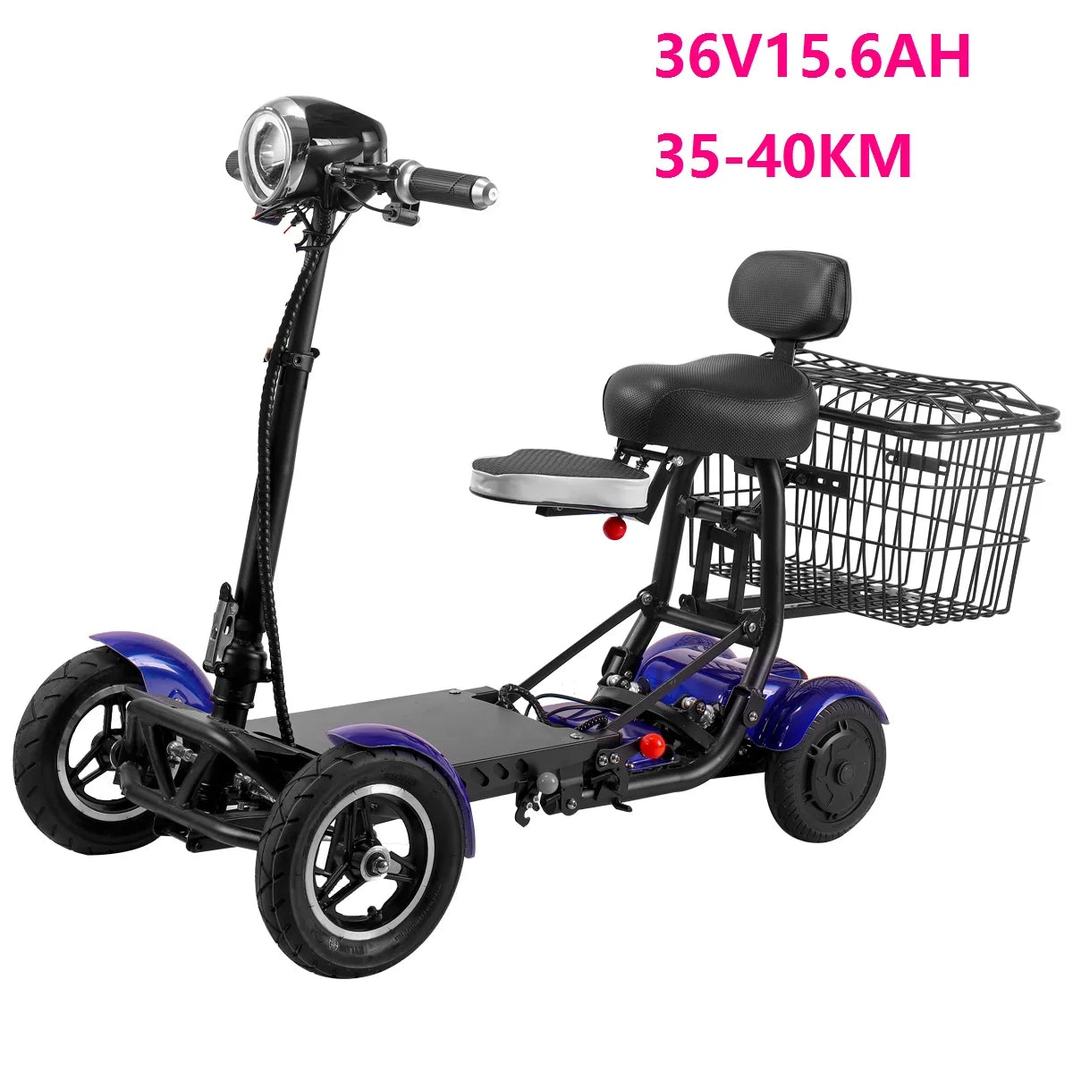 Elder People Cheapest Lithium Battery mini foldable  luggage electric scooter with seat for adults