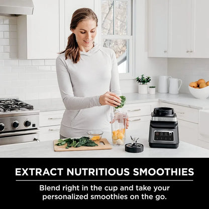 BN751 Blender, 1400 Peak Watts, 3 Auto-IQ Programs for Smoothies, Frozen Drinks & Nutrient Extractions