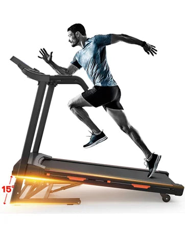 Treadmill, 300 lb Capacity Under Desk Treadmill Walking Pad with Handle Bar, Walking Treadmills for Home Small, Mini