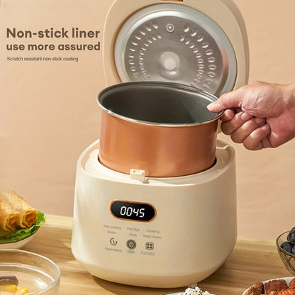 2L Electric Rice Cooker 1-3 People 110V 220V Multi Cooker Non-Stick Pot Smart Mechanical MultiCooker Steamed Rice Pot For Home