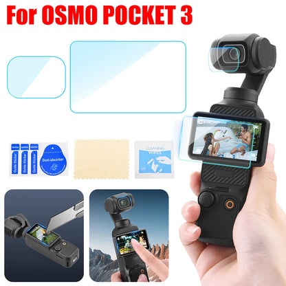 For DJI OSMO Pocket 3 HD Lens Protection Protective Film Clear Lens Screen Protector Guard for DJI Osmo Pocket 3 Gimbal Camera