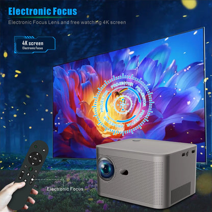 HY350 Mini Smart Portable Projector 5G WIFI LED 4K Video Google App Full HD 1080P Home Theater Proyector 4K Projector